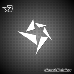 Abstract Star Sticker